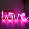 LED Neon Lights Wedding Bar Decoration Battery USB Powered Stylised Lights Lamp Alphabet Light up Sign Party