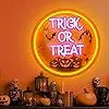 Happy Halloween UV Printed Ghost  Remote Control LED Logo Wall Decoration Bars Men's Caves Bedrooms Parties UV Neon Lights