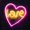 LED Neon Lights Wedding Bar Decoration Battery USB Powered Stylised Lights Lamp Alphabet Light up Sign Party