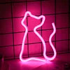 LED Neon Lights Wedding Bar Decoration Battery USB Powered Stylised Lights Lamp Alphabet Light up Sign Party