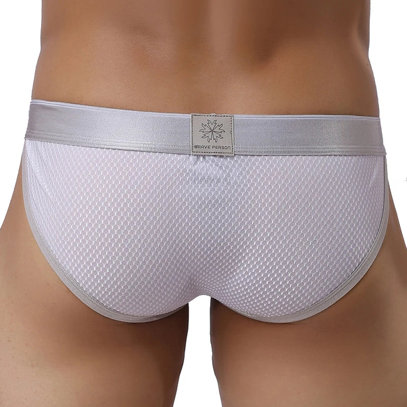 Sexy Men Underwear Briefs Breathable Underpants U Convex Pouch Low Waist Male Panties