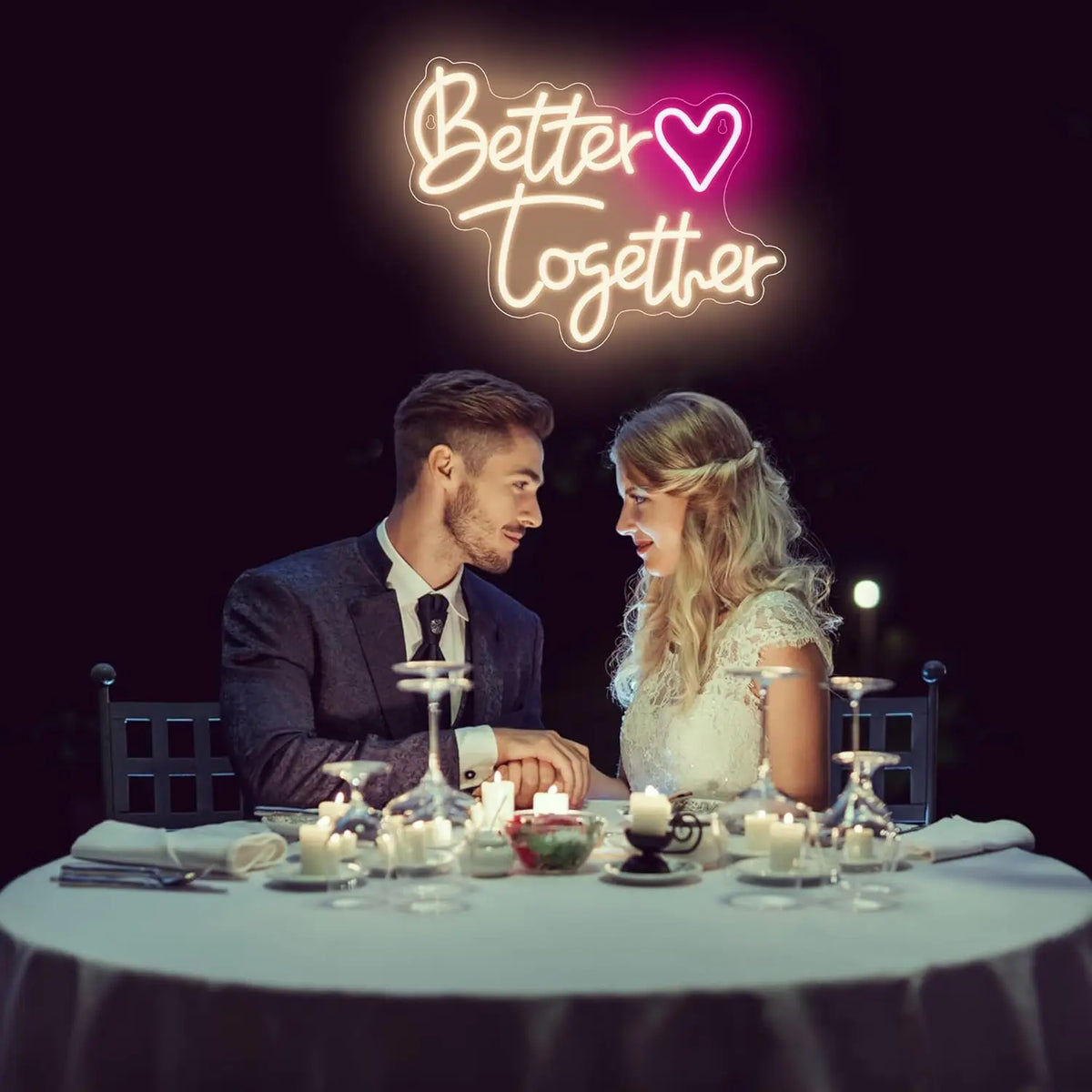 Better Together USB Dimmable Neon Signs Levels Wall Decoration Kids' Bedroom Wedding Party Valentine's Day Bar Gift neon lights