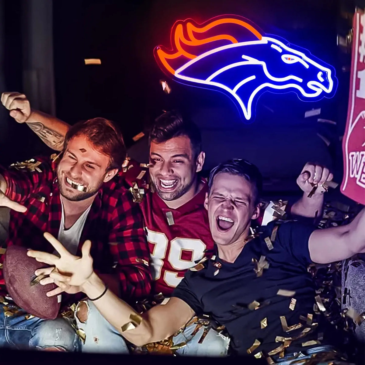 Football Neon Sign Light Custom Decorative Lighting Letters Acrylic Led Neon Lights Shops Neon Sign Party Neon Signs