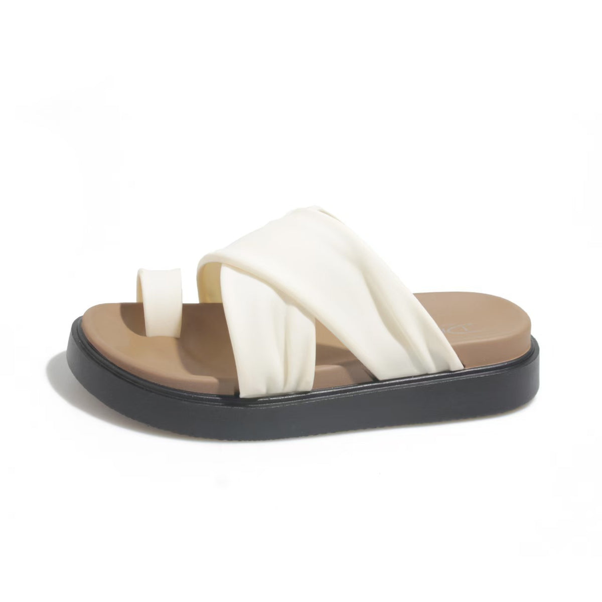 2025 Popular Slippers for Women, Summer Outer Wear, Half-Cup Thick-Soled Half-Slippers, French Sandals