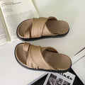 2025 Popular Slippers for Women, Summer Outer Wear, Half-Cup Thick-Soled Half-Slippers, French Sandals
