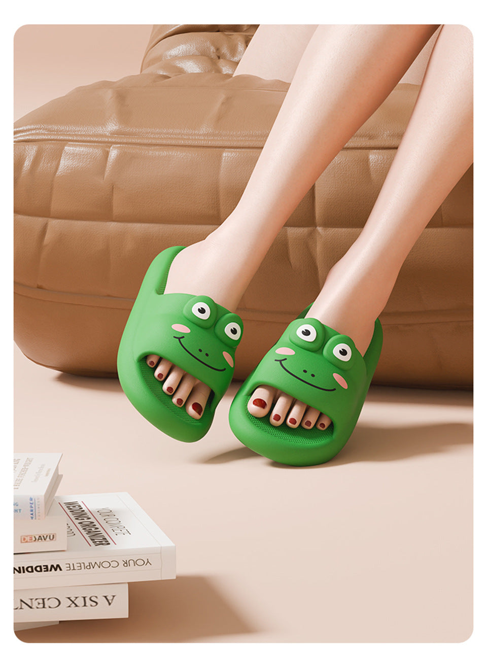 Indoor Home Slippers Student Lovers Dormitory Eva Anti-odor Bathroom Non-slip Cartoon Cute Household Slippers