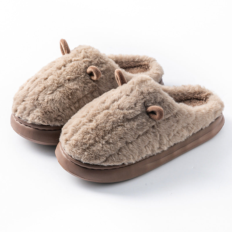 Haven Plush-Lined Cartoon Slippers