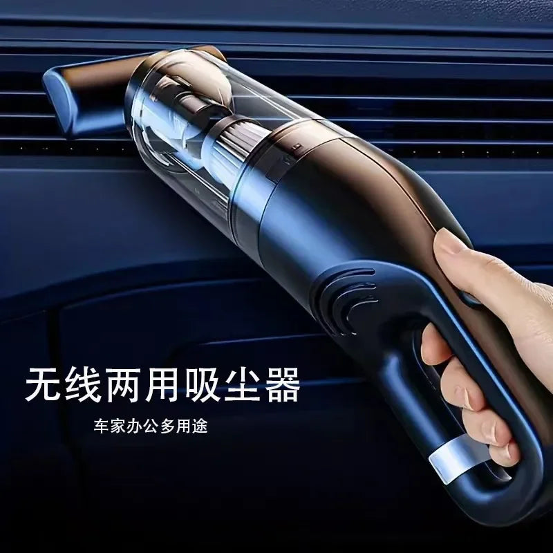High Suction Cordless Handheld Vacuum, Compact Mini Portable Cleaner, High Power Design for Car Interior and Household Cleaning