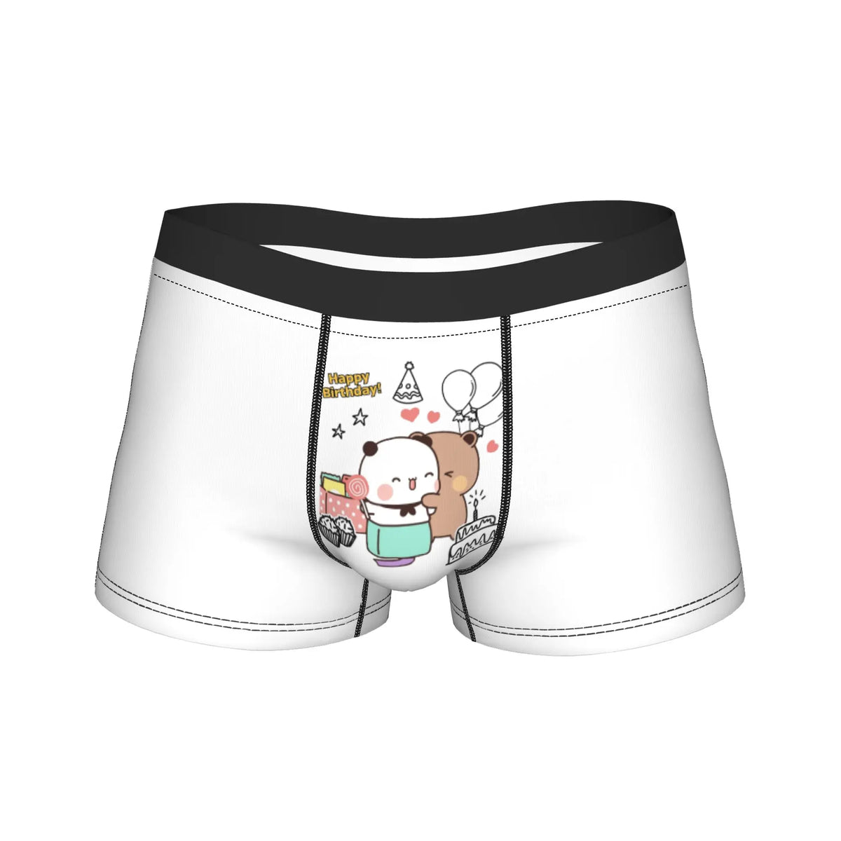 Good Night Bubu Dudu Men's Underwear  Boxer Briefs Shorts Panties Humor Breathable Underpants for Male M-XXL