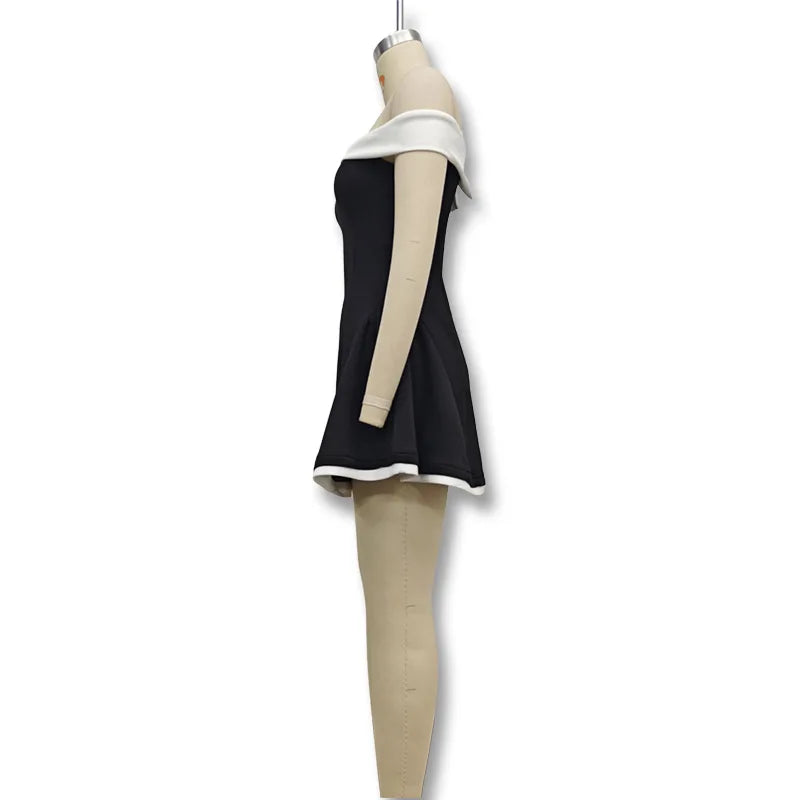 Women's Strapless Ruffle Mini Dress