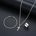 Men's Stainless-Steel Jewelry Set