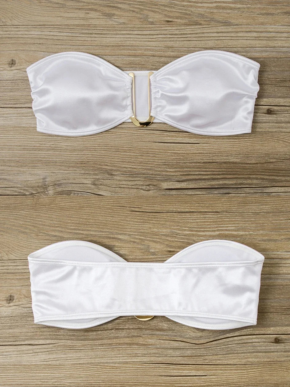 Mara Bandeau & Thong Bikini Set