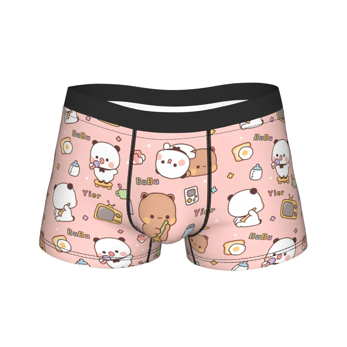Good Night Bubu Dudu Men's Underwear  Boxer Briefs Shorts Panties Humor Breathable Underpants for Male M-XXL