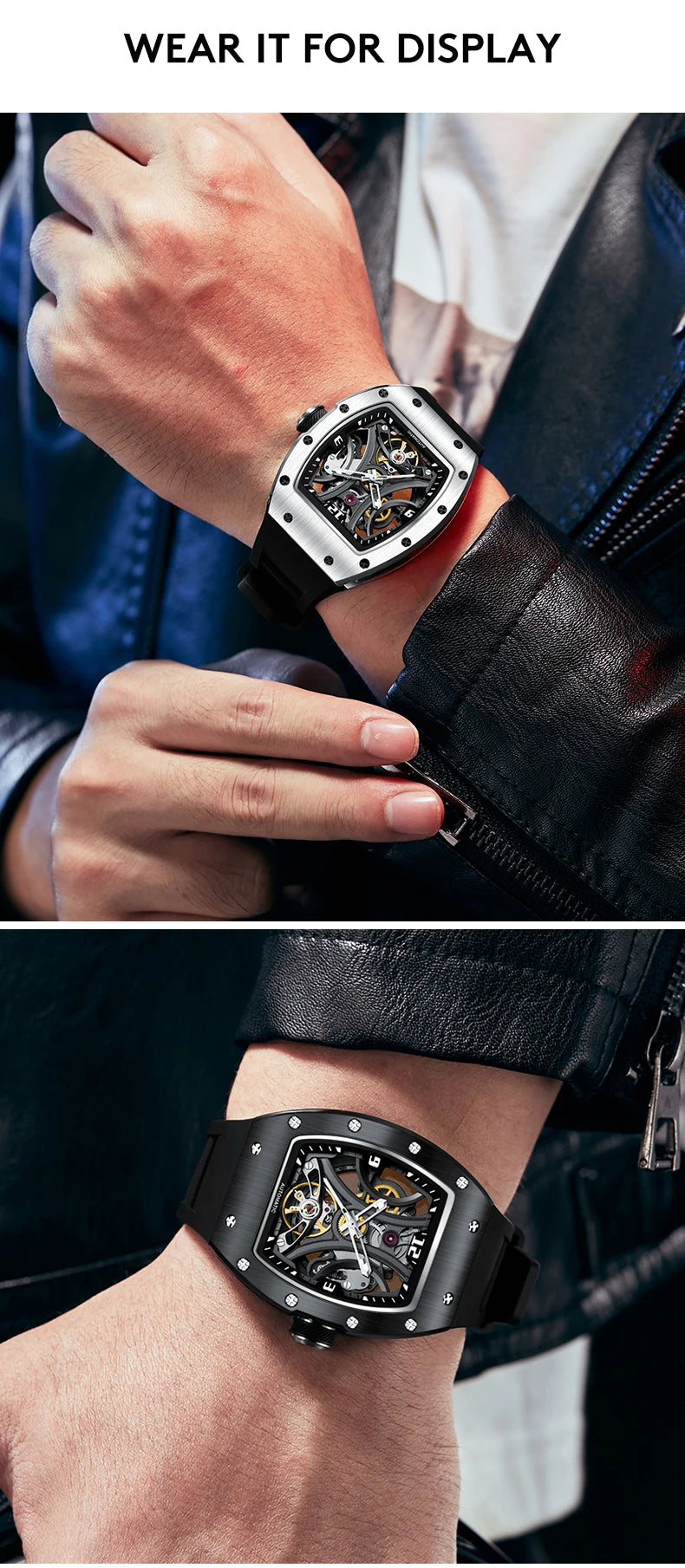 Wristwatch Top Brand Luxury Sports Men Wristwatch Waterproof Automatic Mechanical Watches Relogio Masculino