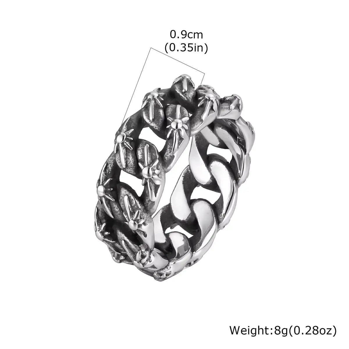Vnox Stainless Steel Ring