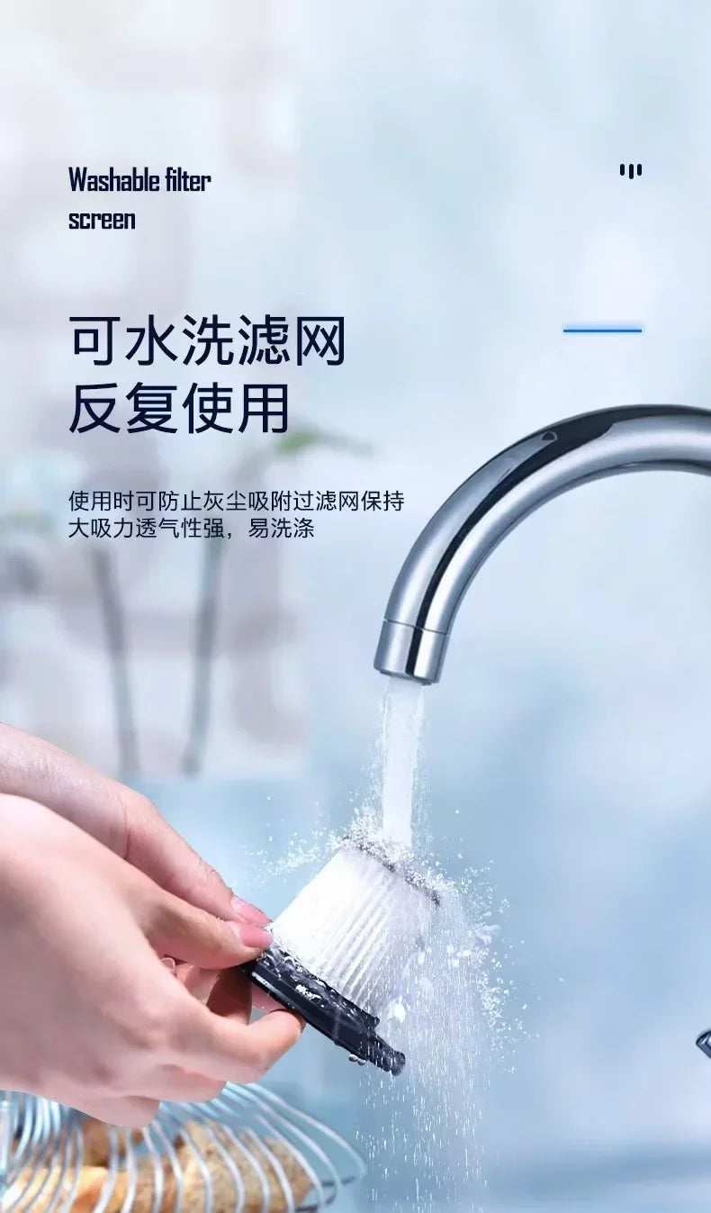 High Suction Cordless Handheld Vacuum, Compact Mini Portable Cleaner, High Power Design for Car Interior and Household Cleaning