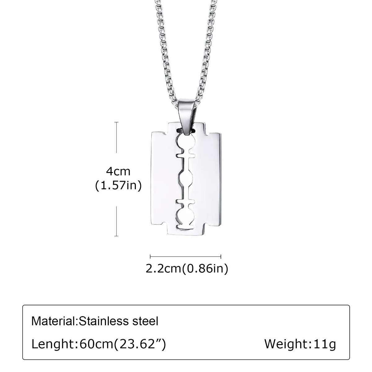 Men's Geometric Pendant Necklace