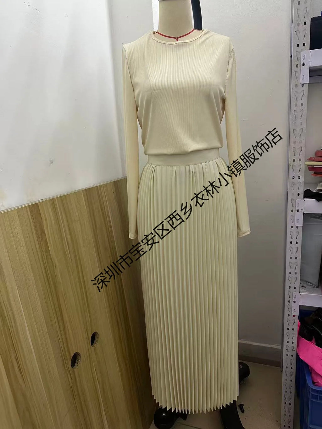 Women Dresses 2026 elegant casual comfortable cream-colored chiffon sleeveless pleated long dress women's clothing vestidoes