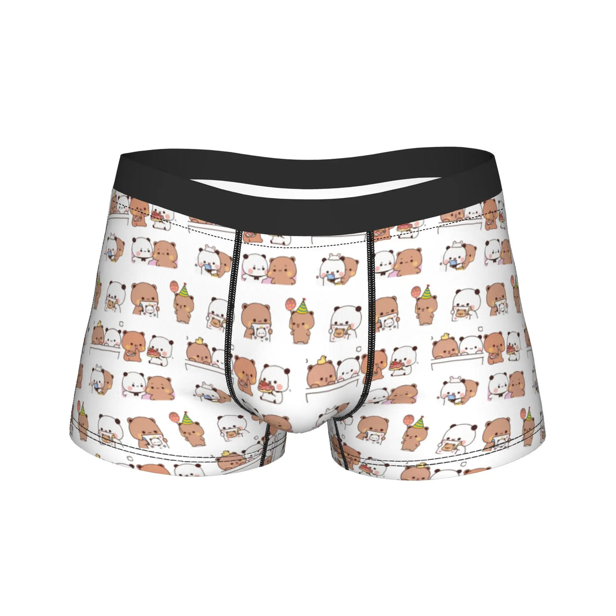 Good Night Bubu Dudu Men's Underwear  Boxer Briefs Shorts Panties Humor Breathable Underpants for Male M-XXL
