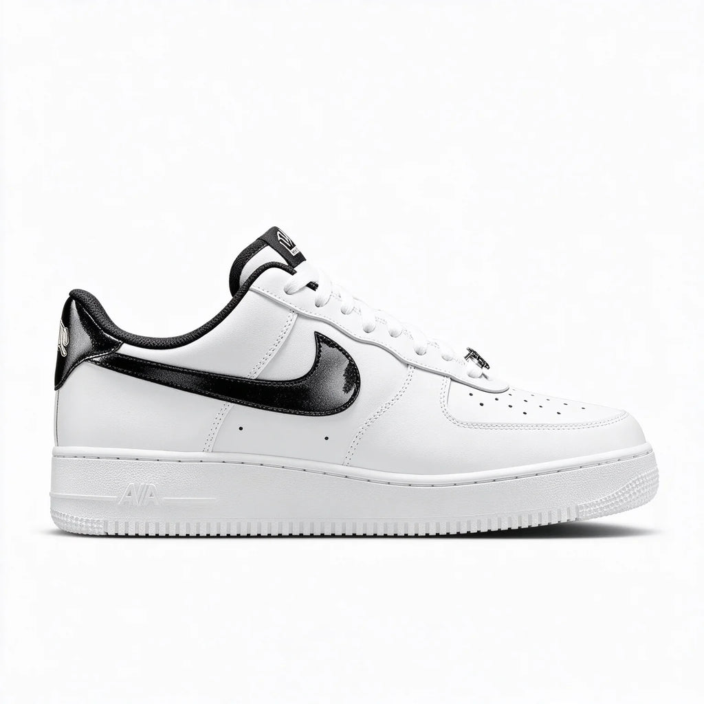 Nike classic black and white textured Air Force 1 low-top versatile casual sneakers HF2898-101