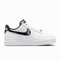 Nike classic black and white textured Air Force 1 low-top versatile casual sneakers HF2898-101