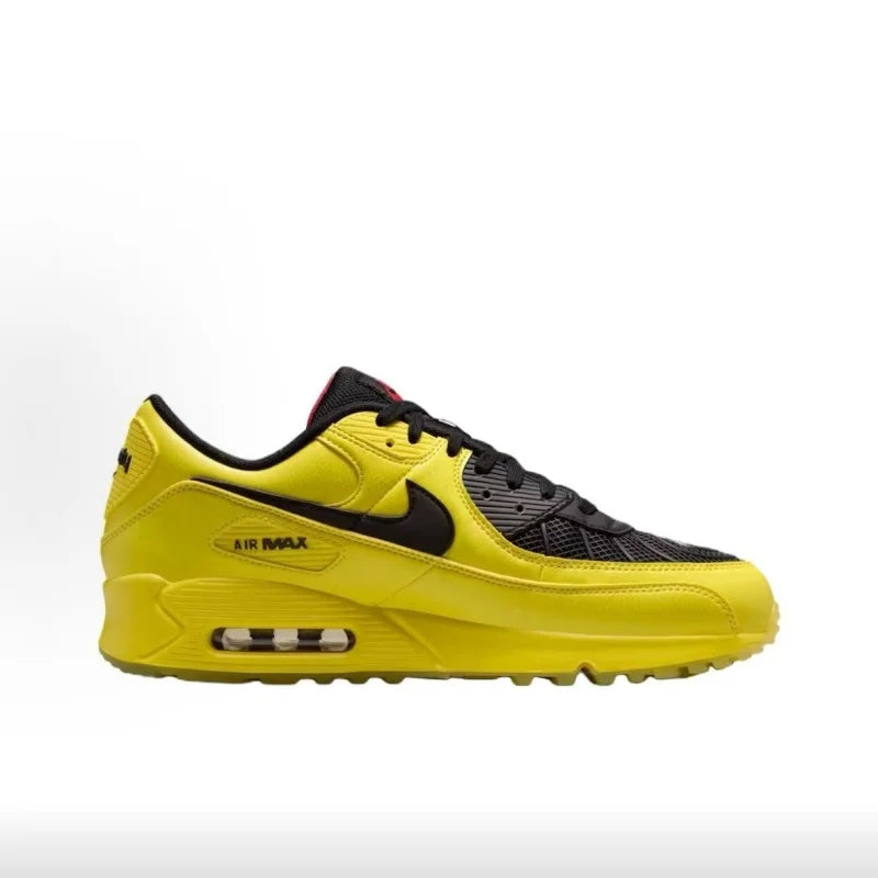 Nike Genuine Air Max 90 Scrap Men's Retro Breathable Durable Low-Top Casual Running Shoes Women's White DM9922-101