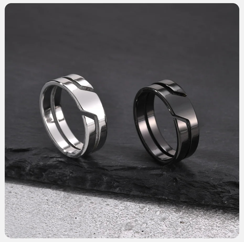 Vnox Geometric Ring