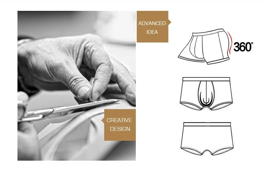 Men's Panties Nylon Underwear Men Shorts Summer Men's Underwear Fashion Soft Underwear Male Personality Multicolor Boxer Shorts