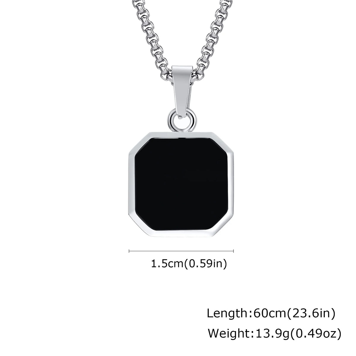 Men's Geometric Pendant Necklace