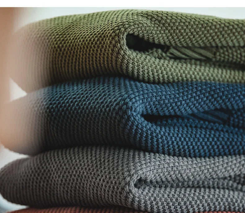Maden Workwear Men's Vintage Heavyweight Grey Pineapple Pattern Sweater Thickened Round Neck Lazy Autumn Knit