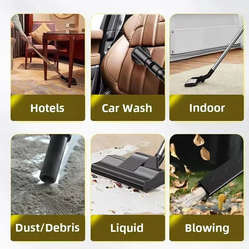 Wet Dry Vacuum Cleaner 25L/40L Large Capacity Strong Suction Powerful for Car Home Hotel Workshop Vacuum Dust Collectors