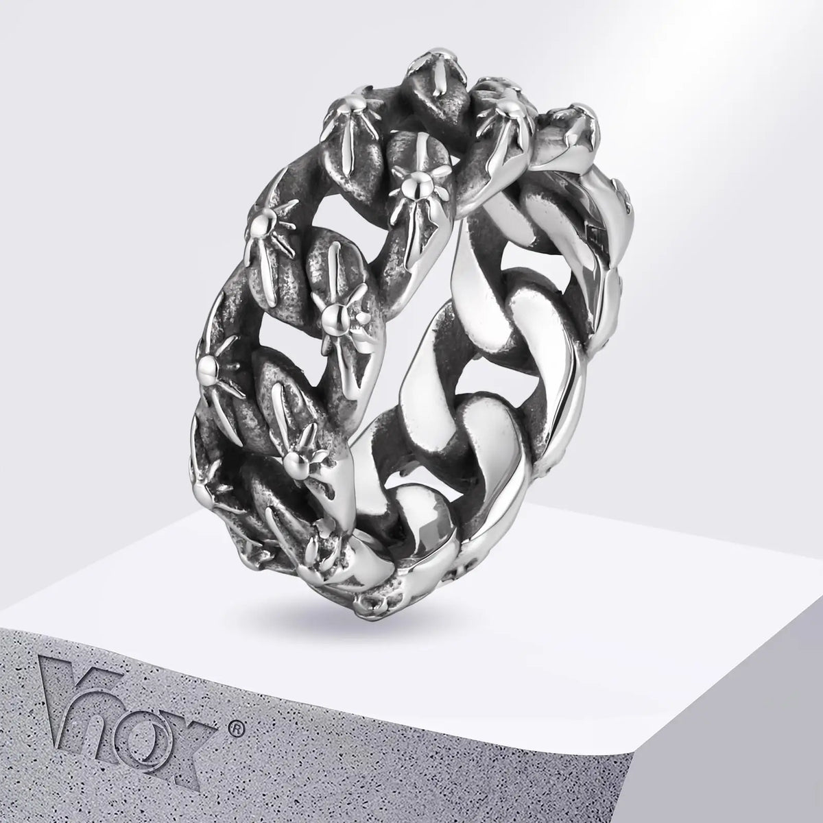 Vnox Stainless Steel Ring