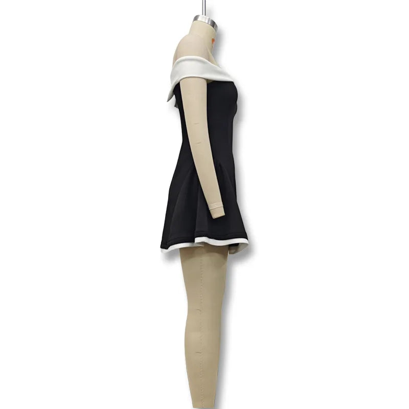 Women's Strapless Ruffle Mini Dress