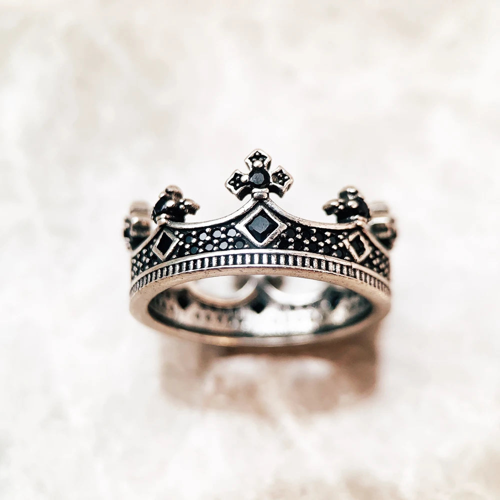 925 Sterling Crown Ring