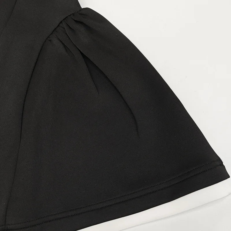 Women's Strapless Ruffle Mini Dress