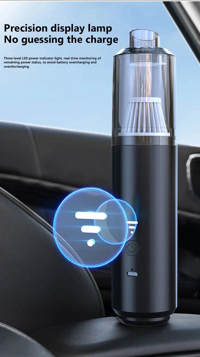 Vacuum Cleaner  Cleaner Cleaning Powerful Suction Handheld Car Vacuum Cleaner Rechargeable for Car and Home Auto Car Vacuum 2026