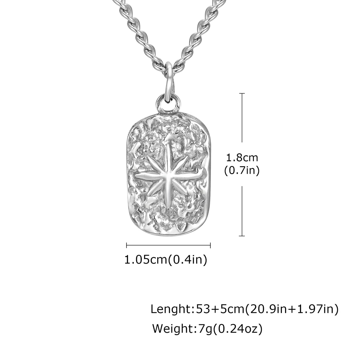 Men's Geometric Pendant Necklace