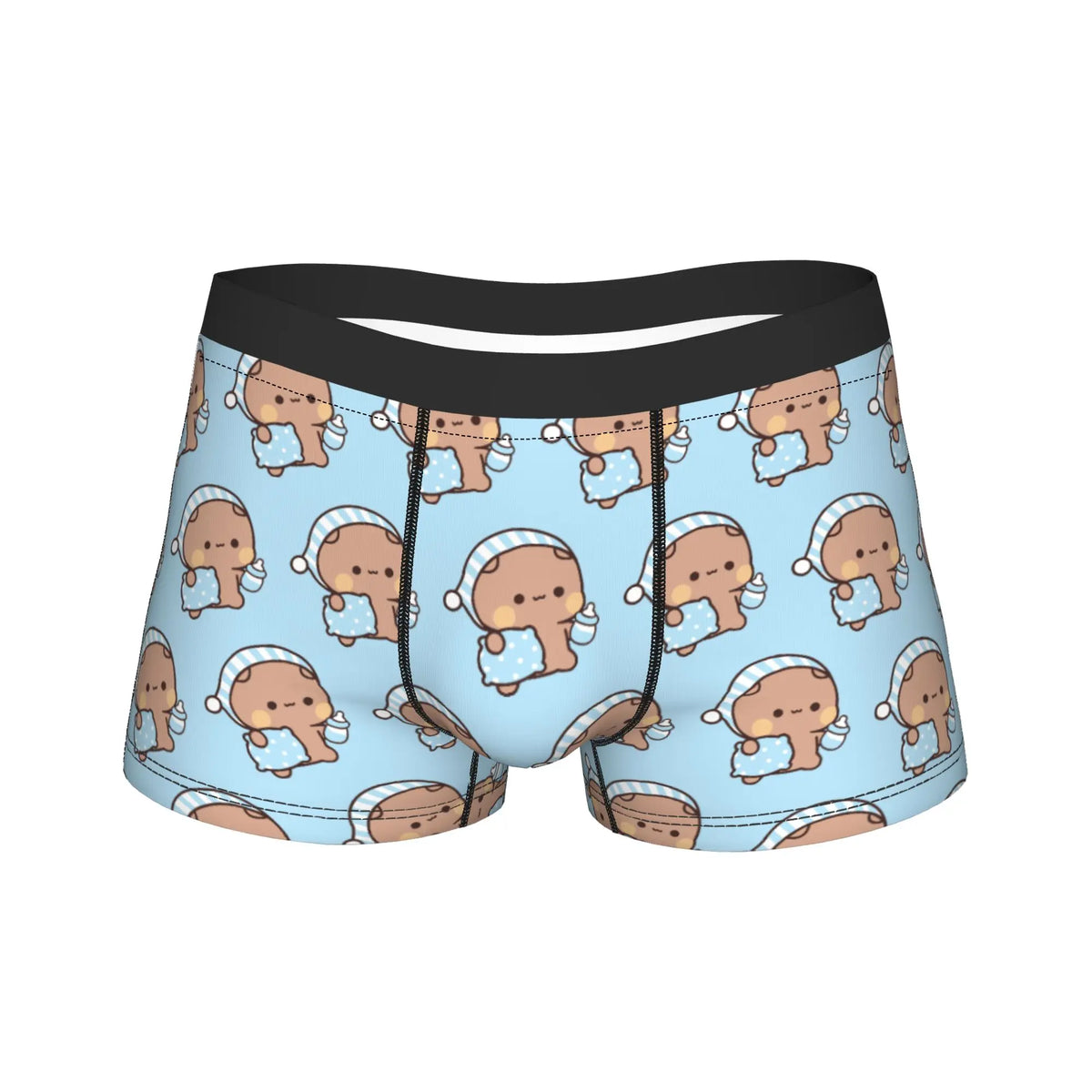 Good Night Bubu Dudu Men's Underwear  Boxer Briefs Shorts Panties Humor Breathable Underpants for Male M-XXL
