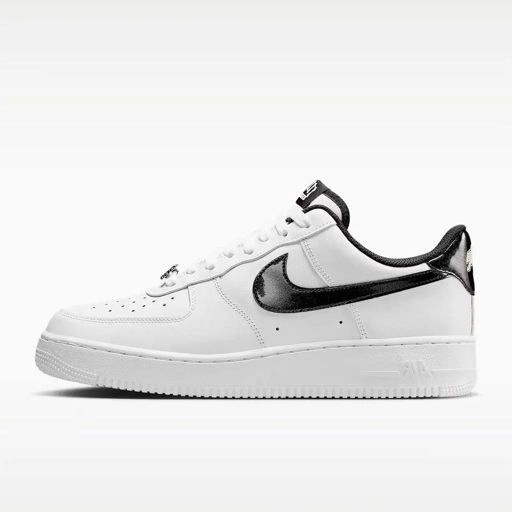 Nike classic black and white textured Air Force 1 low-top versatile casual sneakers HF2898-101