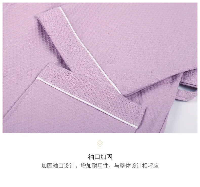 Women's Bathrobe Casual 100% Cotton Women Pajama Long Sleeve Autumn Winter Sleepwear Shower Robe Couple Home Wear Clothing