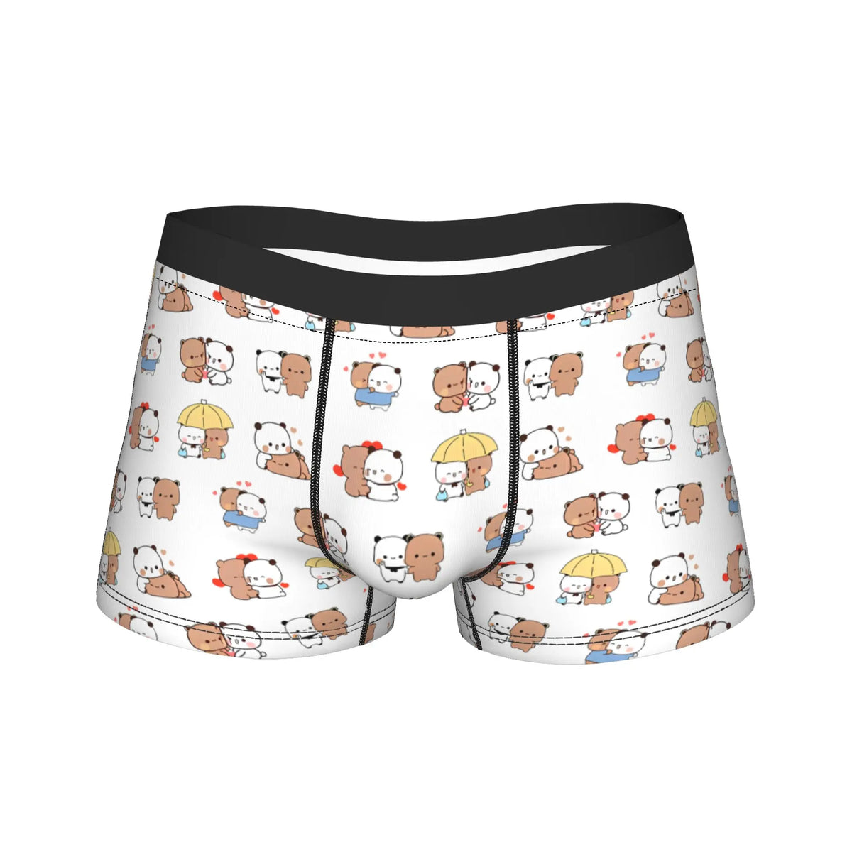 Good Night Bubu Dudu Men's Underwear  Boxer Briefs Shorts Panties Humor Breathable Underpants for Male M-XXL