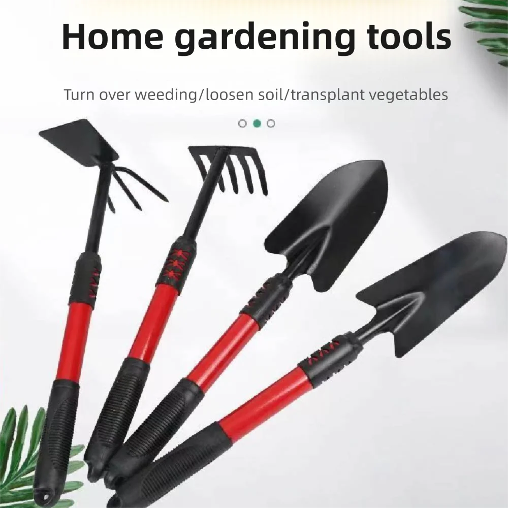 Manual Gardening Farming Hand Tools Set Shovel Weed Remover Small Hoe Rake for Garden Planting Vegetable Grass Digging Kids 제초